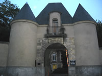 L'entrée du  chateau d'Herblay