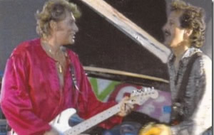 Joey Greco et Johnny Hallyday