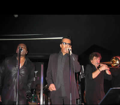 2009 - Paris Le Meridien - Vigon avec Chris des Gibson Brothers et Alex Perdigon au trombone