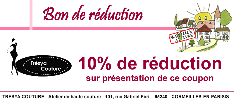 Bon de reduction Tesya Couture Cormeilles
