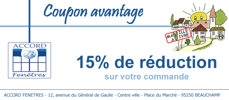 chèque cadeau ACCORD FENETRES